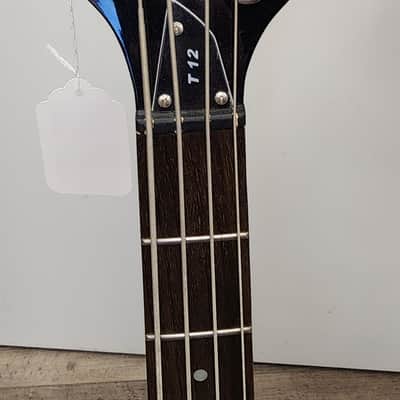Washburn T12 Taurus 4 String Electric Bass-Gloss Black image 11