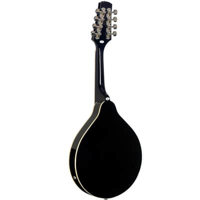 Stagg M50 E BLK A Style Nato Top & Neck 8-String Acoustic-Electric Bluegrass MandolinA Style Nato Top & Neck 8-String Acoustic-Electric Bluegrass Mandolin image 2