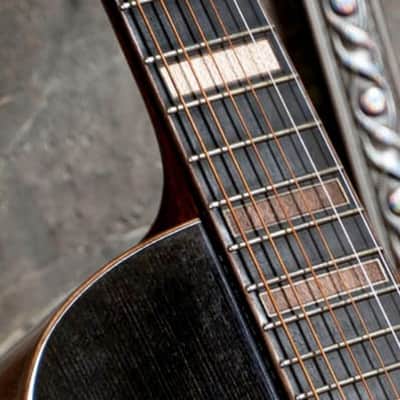 Cort Masterpiece Series Modern Black Acoustic-Electric Guitar - Stunning Trans Black Gloss Finish w/ Case image 24