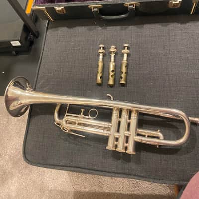 Vintage 1950s French Couesnon Monopole Conservatoire trumpet image 2