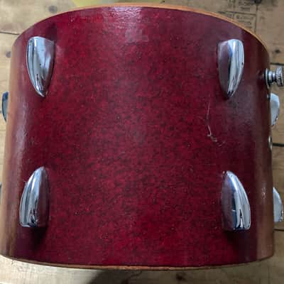Tromsa 8.5x12 tom shell 1960s - Red Sparkle image 4
