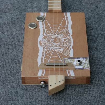 Dominicana Acoustic/Electric Cigar Box Ukulele by D-Art Homemade Guitar Co. image 3