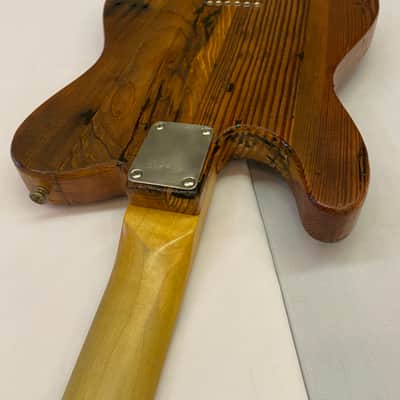 Woodcraft Electric Guitars Telecaster with 125 years old Reclaimed Wood image 4