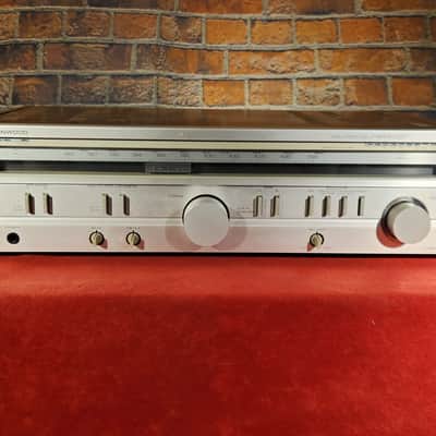 Vintage 1970s Kenwood KR-710 AM-FM Stereo Tuner Amplifier Silverface image 1