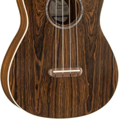 Fender Zuma Exotic Concert Ukulele, Walnut Fingerboard, Bocote image 4