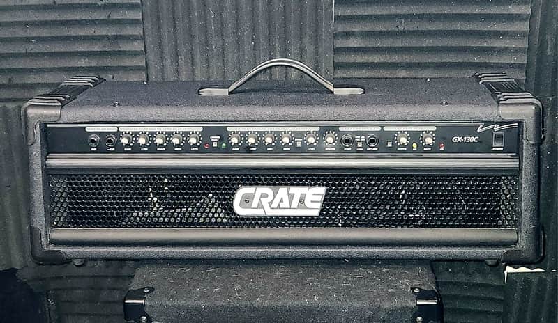 Crate Gx130c Custom Head W/ Vintage 3 Button Footswitch image 1