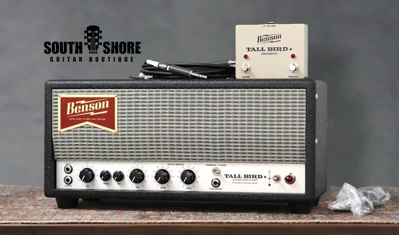 Benson Amps Tall Bird Reverb + 2025 - Black / Silver. Spring Reverb + Tremolo. NEW IN BOX, Authorized Dealer) image 1