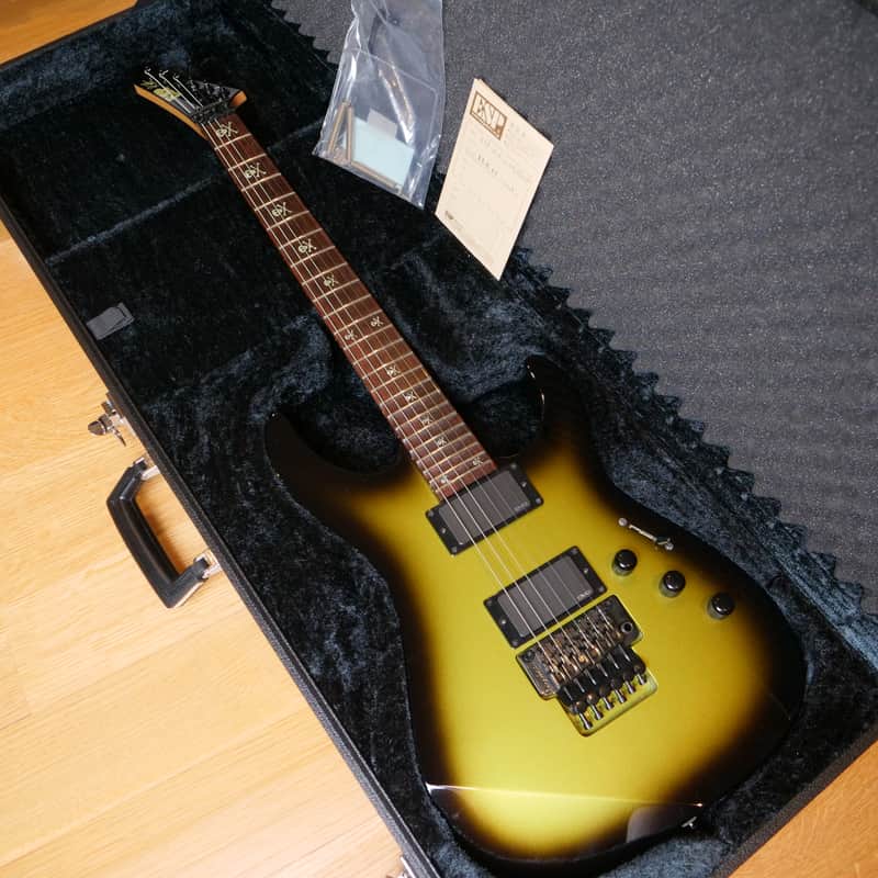 ESP KH-2 SE Kiso Kirk Hammett 2011 - Greenburst - Ultra Rare! image 1