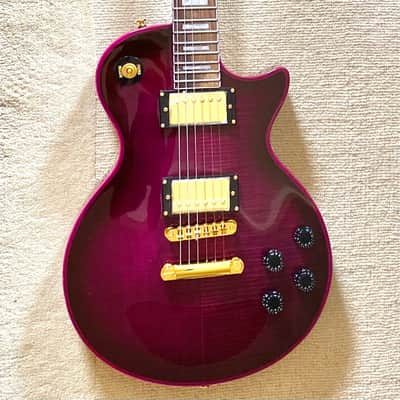FireFly FFLP Elite Purple Bat Electric Guitar * Elite Model Gold Hardware * Fire Fly Les Paul Style image 8