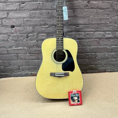 Ibanez PF400-NT-14-01 Dreadnought Acoustic Guitar w/ Hardshell Case, Strap & Extras - Natural image 1