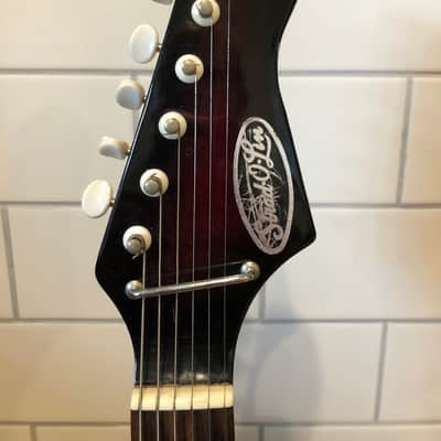 Strad-O-Lin  SG style  1960s Tri-color sunburst image 5