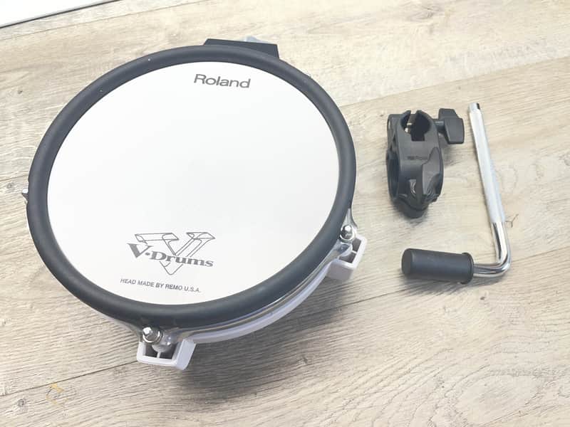 Roland PD-80 V-Pad 8" Single Zone Mesh Drum Pad w/ MDH-6U Rack Mount & L-Bar image 1