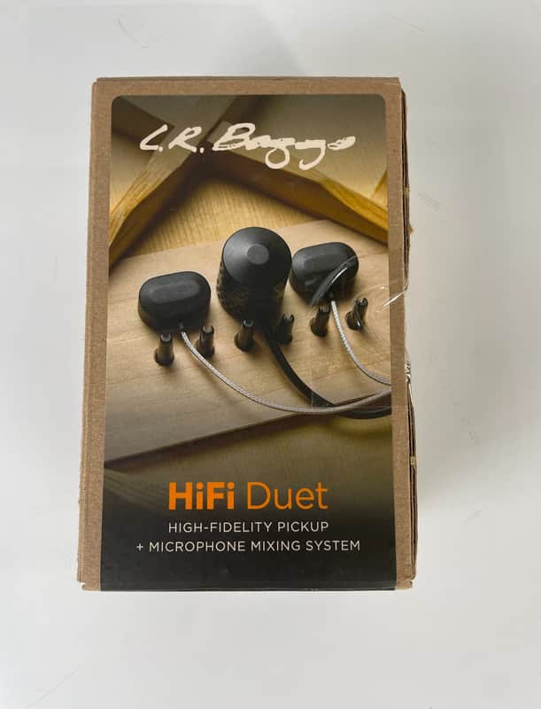 LR Baggs HiFi Duet Acoustic Guitar Pickup/Preamp System, Black image 1