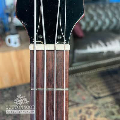 Vintage 1970s Greco EB420 Bass Guitar – Cherry Red (Made in Japan) image 12