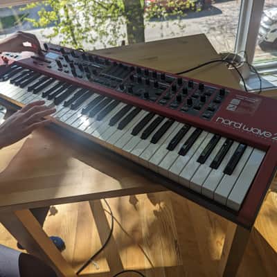 Nord Wave 2 61-Key 48-Voice Polyphonic Synthesizer 2013 - 2022 - Red image 8