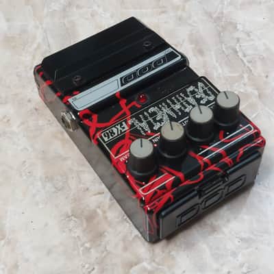 DOD Death Metal Distortion FX86 1990s - Airbrush Black and Red (1st Edition) image 5