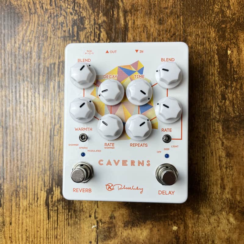 Keeley Caverns Reverb / Delay V2 2017 - Present - White - in original box image 1