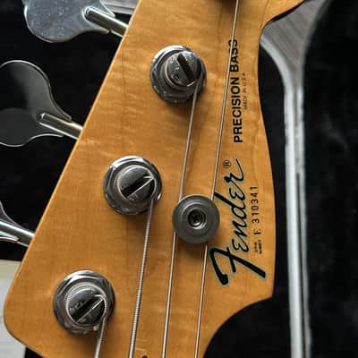 1983 Fender USA Precision Bass Sunburst with Papers & Case image 9