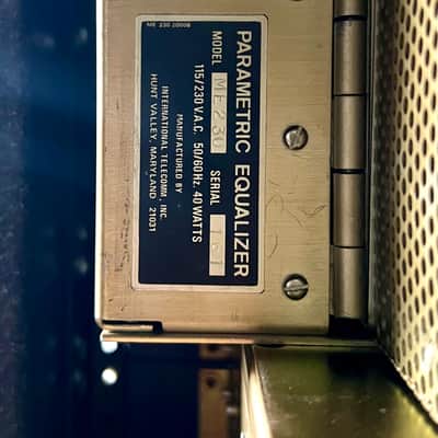 ITI ME-230 Parametric mastering equalizer c 1969 - Sontec maselec burgess MacNeal discrete EQ original vintage USA image 5