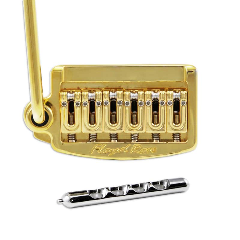 FR Left-Handed Rail Tail Tremolo - Narrow, Gold image 1