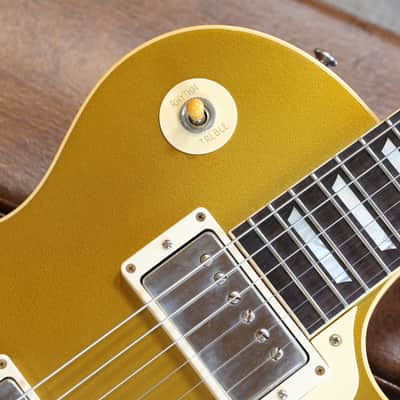 2018 Gibson Custom Shop Standard '57 Limited Run Historic Reissue w/ Brazilian FB Les Paul Electric Guitar Gold Top + COA OHSC image 4