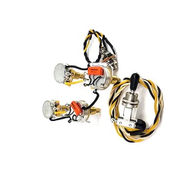 Carparelli Gibson Les Paul Wiring Harness 50's Wiring Kit Custom SD - Orange Drop .022 image 4