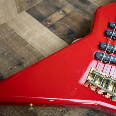 Greco Guitar Device MTB-65 Offset Bass Red 1985 Vintage Made in Japan MIJ image 8