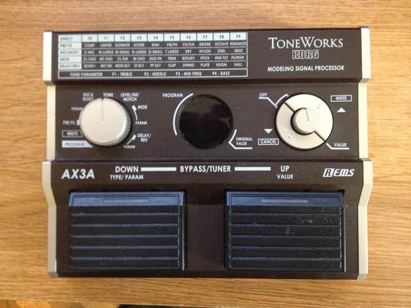 Korg Toneworks AX3A Acoustic Guitar Modeling Signal Processor | Reverb