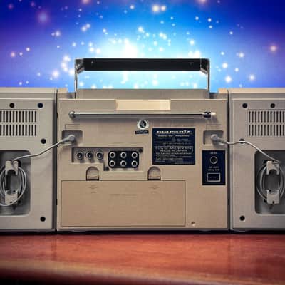 MARANTZ BOOMBOX 🌈MINT & RaRe🌈 Vintage Stereo Cassette Recorder image 7