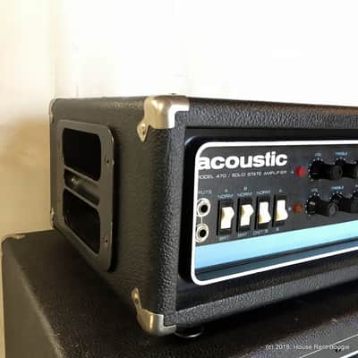 Vintage Acoustic 470 Bass / Guitar Amplifier image 4