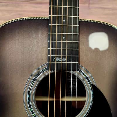 Martin OMJM John Mayer 20th Anniversary Guitar, Platinum Gray Burst image 2