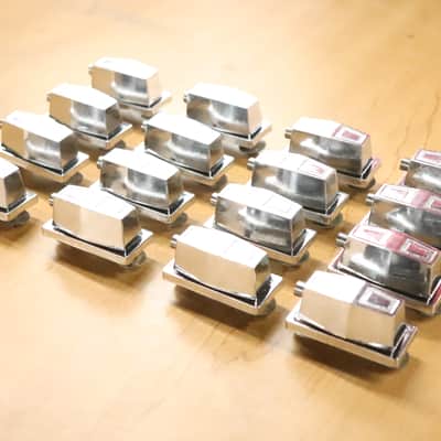 Remo Chrome Tom Drum Lugs 16pk Vintage 1980's #2 image 7