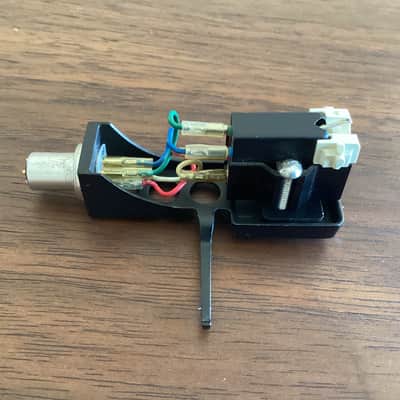 Technics Headshell w/Low hour Shure M44-7 Cart- Black image 2