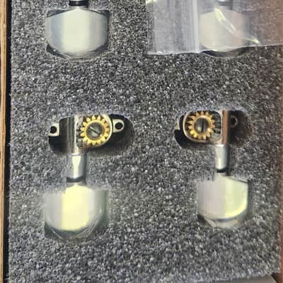 PRS Paul Reed Smith Phase III Tuning Heads (6) 2010s - Nickel image 2
