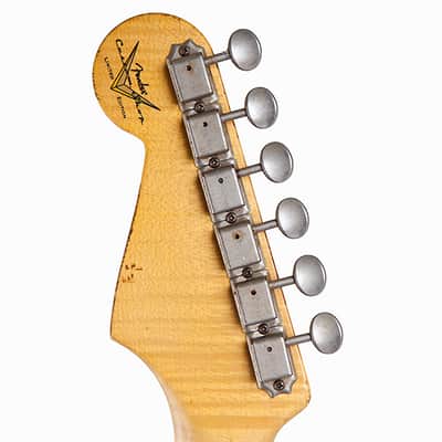 Fender CS NAMM '60 Strat Heavy Relic Lake Placid Blue 2014 Lake Placid Blue/3 Tone Sunburst image 7