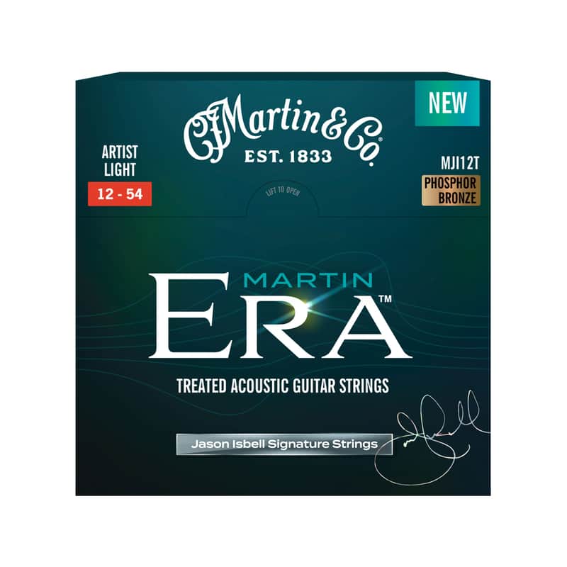 Martin Era MJI12T Treated Acoustic Guitar Strings Artist Light 12-54 image 1