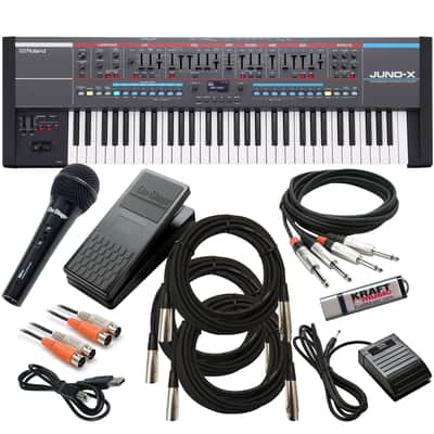 Roland Juno-X 61-Key Programmable Polyphonic Synthesizer - Cable Kit