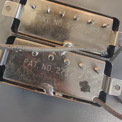 Gibson Mini Humbuckers Pat No. 2737842 Chrome - Pair image 2