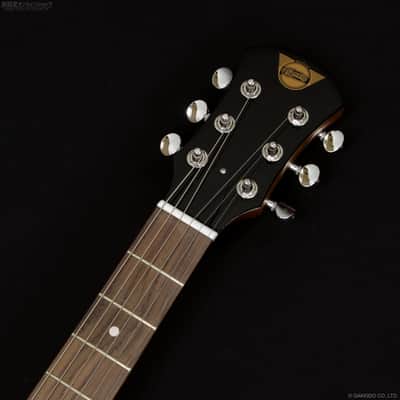 Pignose PGG-200V STBR Mahogany Flying V Type Travel guitar, Built-in Speaker image 5