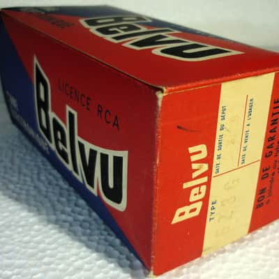 Vintage 5Z3G / VT-145 tube, Belvu black plates 1959, NOS, New in box, Tested image 4