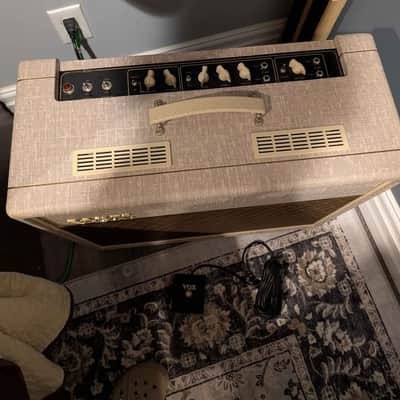 Vox AC15 HAND WIRED AMP 15W 2010-2019 - White Tweed image 3