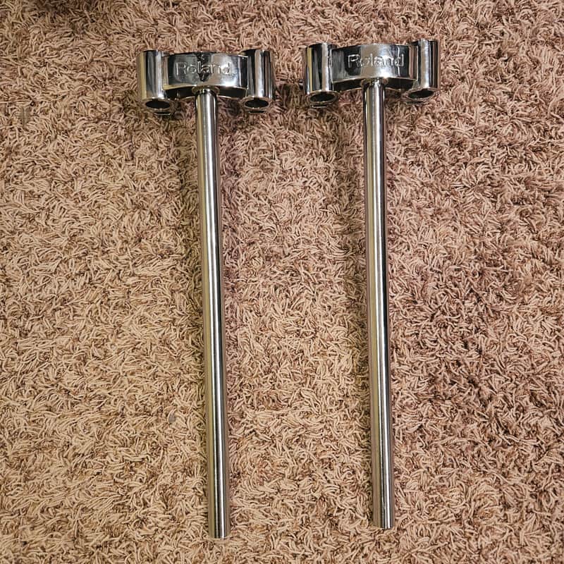 Roland DCS double tom/cymbal mounts image 1