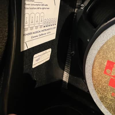 Fender Twin Amp 2010 Black Tolex image 4