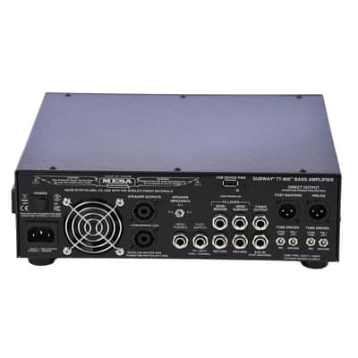 Mesa Boogie Subway TT-800 2-Channel 800-Watt Bass Amp Head 2020 - Present - Black image 2