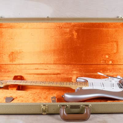 Fender American Original '50s Stratocaster 2020 Inca Silver USA Reissue w/ OHSC image 2