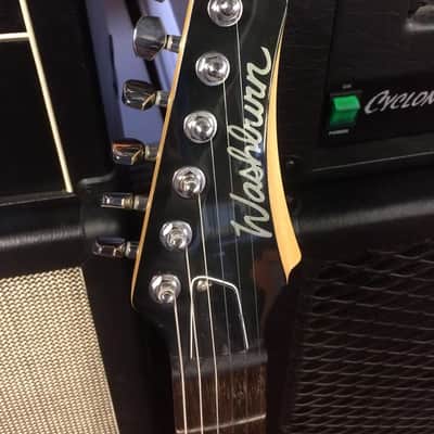 Washburn XMSTD-MBC Metallic Black Cherry Electric Guitar [ProfRev] image 6