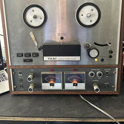 Teac A-4010S Auto Reverse Reel-to-Reel Tape Deck — Powers On + Transport Works image 1