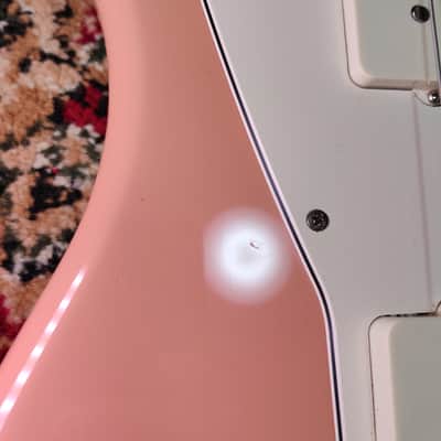 2021 Fender Japan Hybrid II Jazzmaster Flamingo Pink, 75th Anniversary Logo, MIJ JD21 image 25