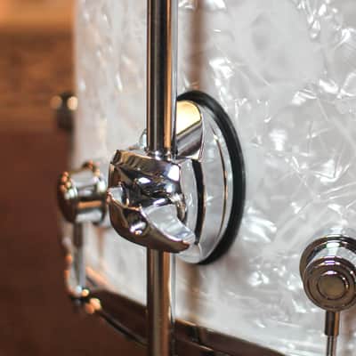 DW Performance White Marine Pearl Bop Drum Set - 14x18, 8x12, 14x14 image 6
