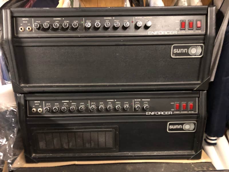 Sunn Enforcer 1980 - 1985 - Black image 1